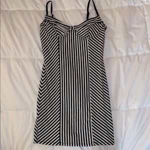 Striped mini dress
